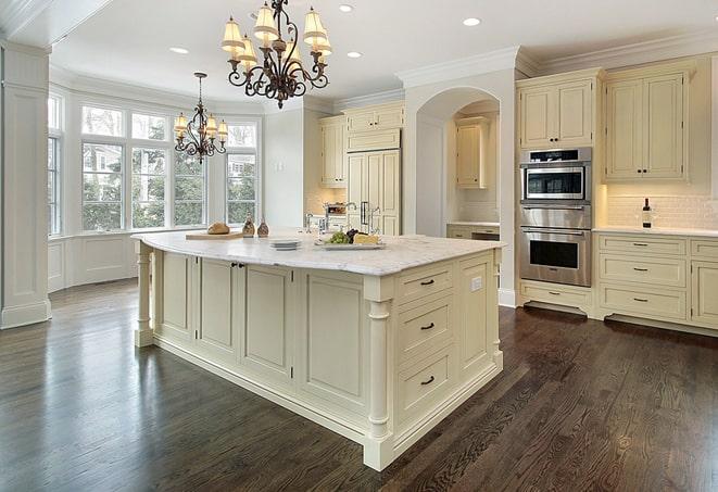 laminate flooring in a modern kitchen in Maumelle